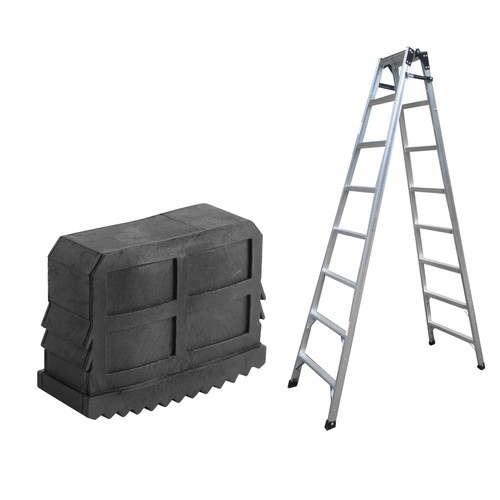 Black 2pcs pair rubber - rubber, non