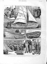 Original Old Antique Print