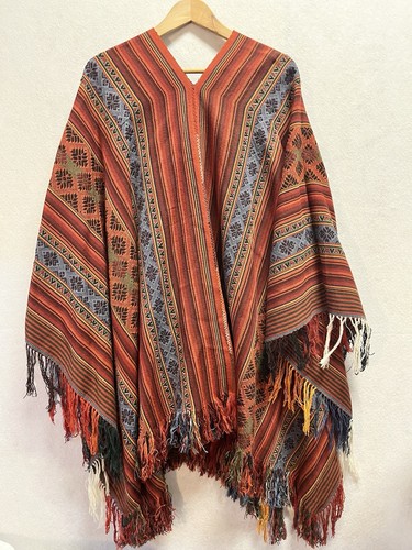 Poncho colorful neck - poncho,