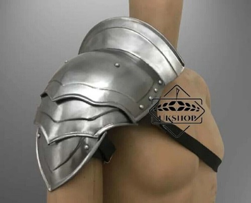 Steel armor pauldron for