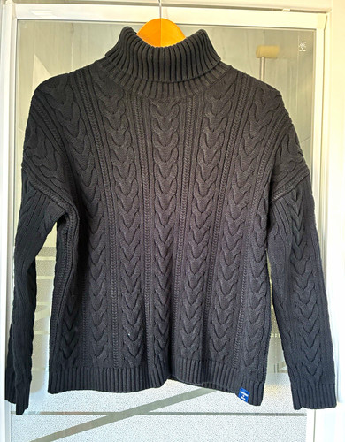 Superdry black cable knit - superdry, cable-knit