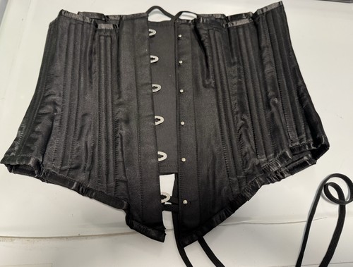 Black steel boned - steel, waist