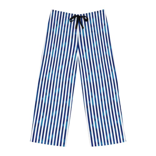 Blue striped pajama - striped, pants