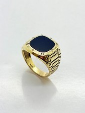 9ct Yellow Solid Gold Onyx