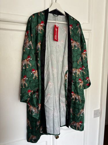 Men silky kimono with - men’s,