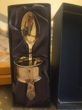 Silver Christening Spoon And