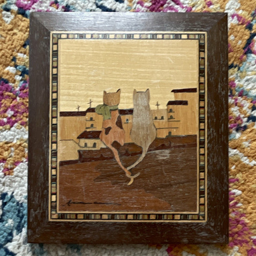Augusto framed wooden inlay - augusto,