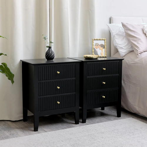 Pair drawer bedside - drawer,
