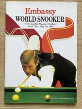 Embassy World Snooker Finals 1989 Steve Davis John Parrott Stephen Hendry White