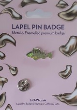 PERCH Fish fisherman Metal