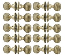 SOLID BRASS DOOR KNOBS - SET