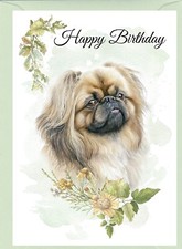 Pekingese / Peke Dog (4" x 6")