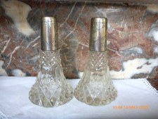 2 Tall Antique Art Deco Silver