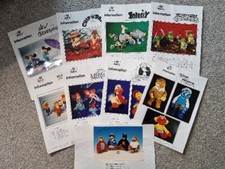9x Bullyland Bully Catalogue Pages, Information Pages With Photos 80s & 90s Rare