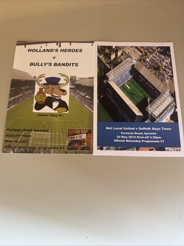 Ipswich town programmes - ipswich,