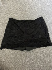 Black Lace Skort