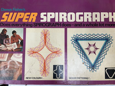 DENYS FISHER VINTAGE 1970'S SUPER SPIROGRAPH DRAWING ART GAME BOXED