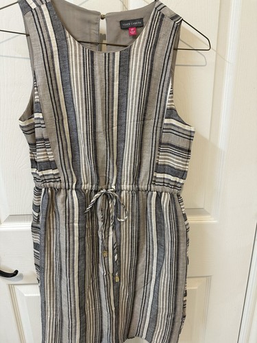 Vince camuto linen tie waist - camuto,
