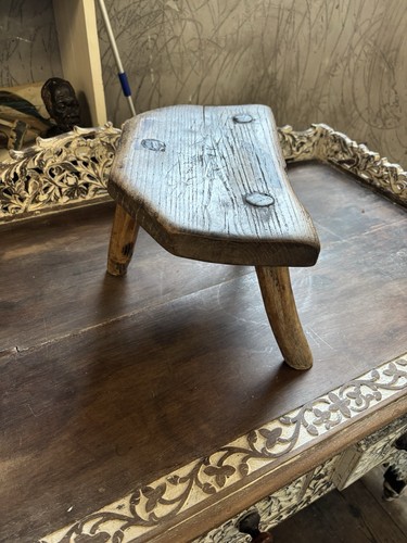 Antique milking stool - antique,