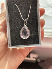 Pink Kunzite Gemstone Handmade 925 Sterling Silver Pendant For Valentine's Gifts