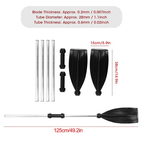Lightweight boat oars - 2,