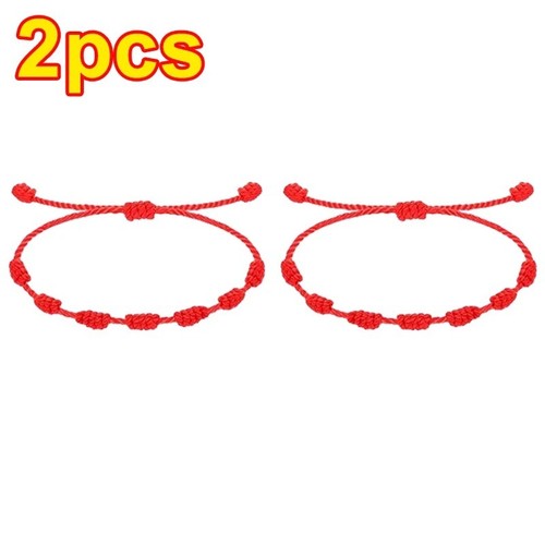 Lucky red string bracelet