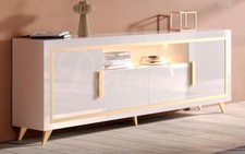Amara Gold White Gloss Italian