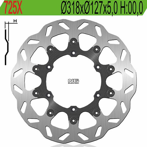 Front brake disc 725x wave - 725x,