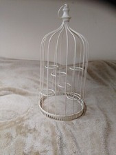 BARGAIN ATTRACTIVE CREAM CANDLE HOLDER BIRD CAGE CREAM VINTAGE WEDDING TABLE DE