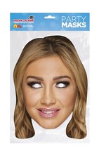 Lauren Goodger 2D Card Party Face Mask - Celebrity Fancy Dress Up