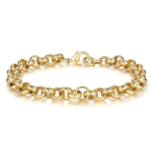 Unisex 9ct gold diamond cut - unisex,