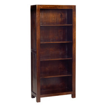 Bookcase Dark Mango Wood Large