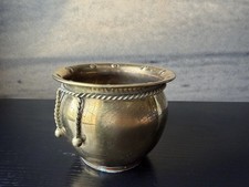 Solid Brass Round Planter