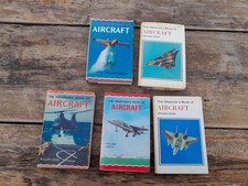 Vintage Observer’s Book Aircraft x 5 Display Collector Aircraft Military 