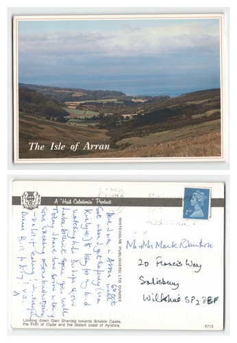 Postcard the isle - -,