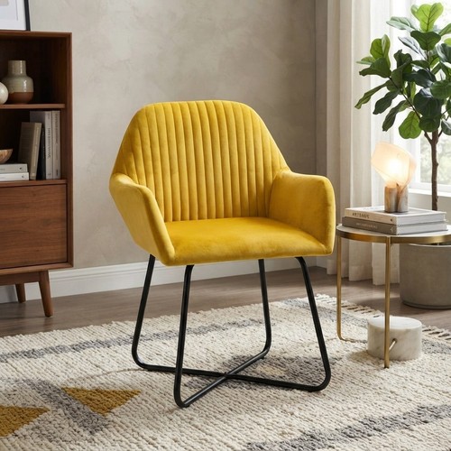 Contemporary velvet armchair - contemporary,