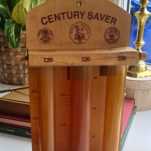 Vintage wooden century saver - vintage,