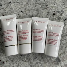 Clarins Gentle Refiner Exfoliating Cream x4 tubes Microbeads Mimosa 75ml total