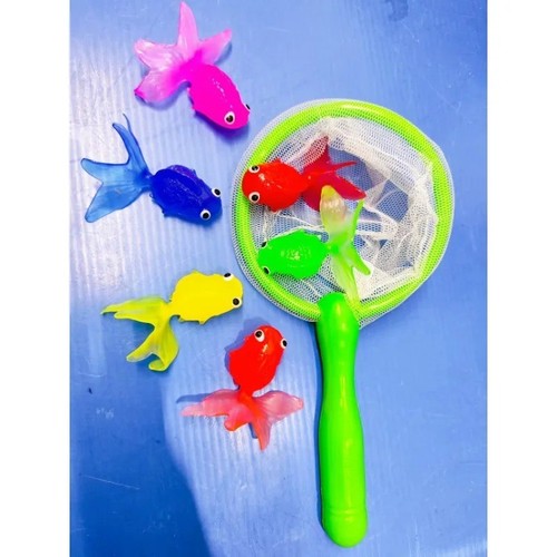 Fishing net toy soft rubber - soft,