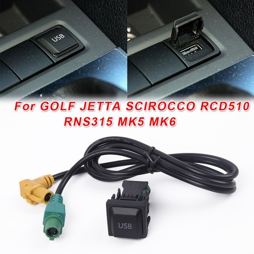 Usb aux switch socket - 2x,