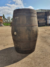 HOGSHEAD SCOTCH WHISKEY OAK WOODEN BARREL GARDEN PLANTER BAR LARGE BOURBON CASK