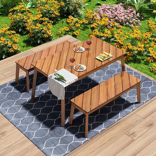 Acacia wood patio - acacia,