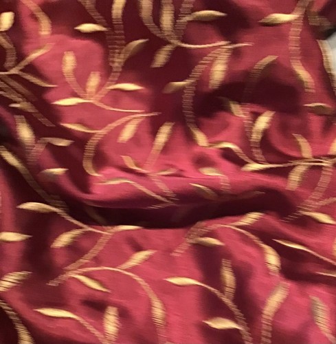 Silk fabric satin ruby red - fx-silk,