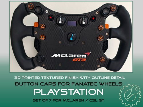 Outlined fanatec button caps - outlined,