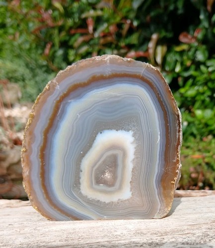 Agate crystal natural - crystal,