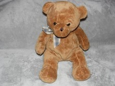 Tesco teddy soft toy brown