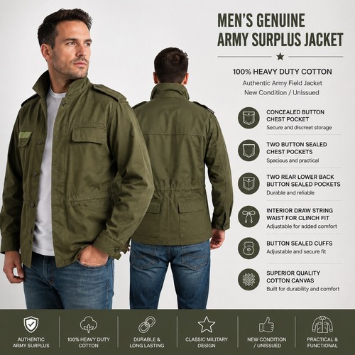 Mens czech army jacket shirt - mens,