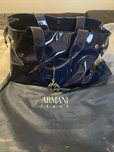 Armani navy jeans tote bag - tote, and