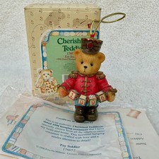 Cherished Teddies - Toy Soldier - 1996 Dated Hanging Ornament -