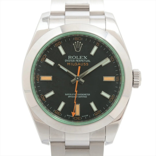 Rolex milgauss 116400gv ss - rolex,